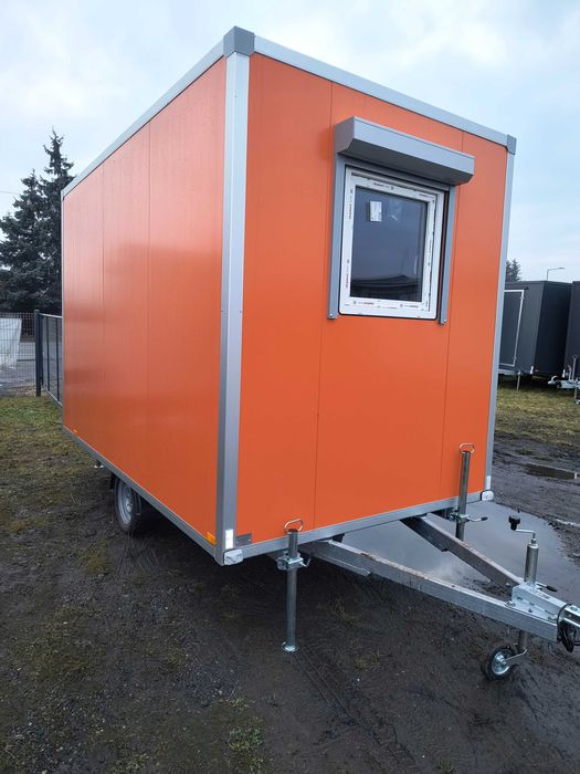 przyczepa SOCJALNA 3,5 m - roboty drogowe - BIURO mobilne - BAUWAGEN