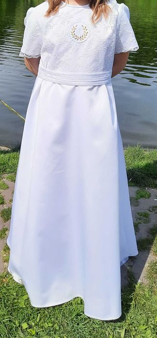 sukienka komunijna na wzrost około 140cm
