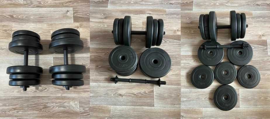 Розбірні гантелі набірні 1 / 2шт 10КГ 16КГ 18КГ 21КГ 26КГ гантели пара