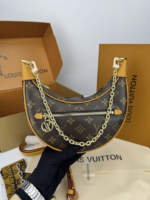 Сумка Louis Vuitton Loop Brown шкіра | коричнева