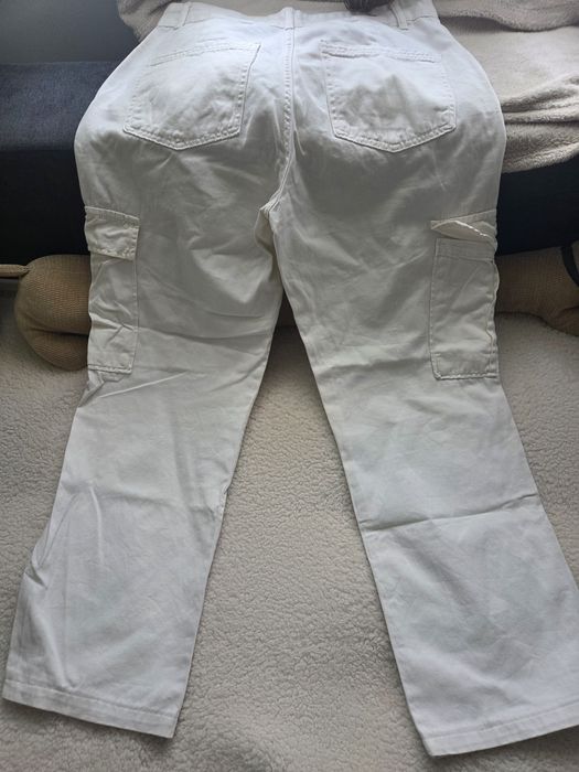 Bawełniane spodnie damskie roz m