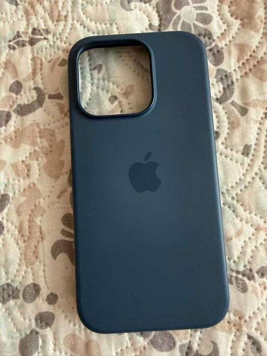 Чохол Apple Silicone Case with MagSafe для iPhone 15 Pro (Storm Blue)