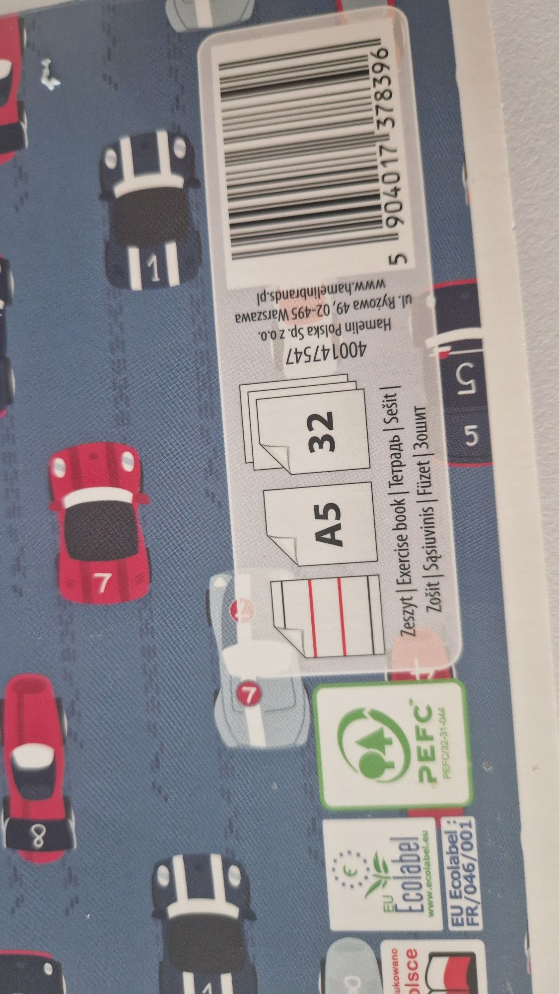Zestaw 5 zeszytów A5 32 kartki