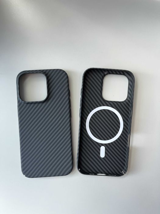 Чохол Carbon Magsafe iPhone 16 Pro чехол айфон 16 про карбон магсейф