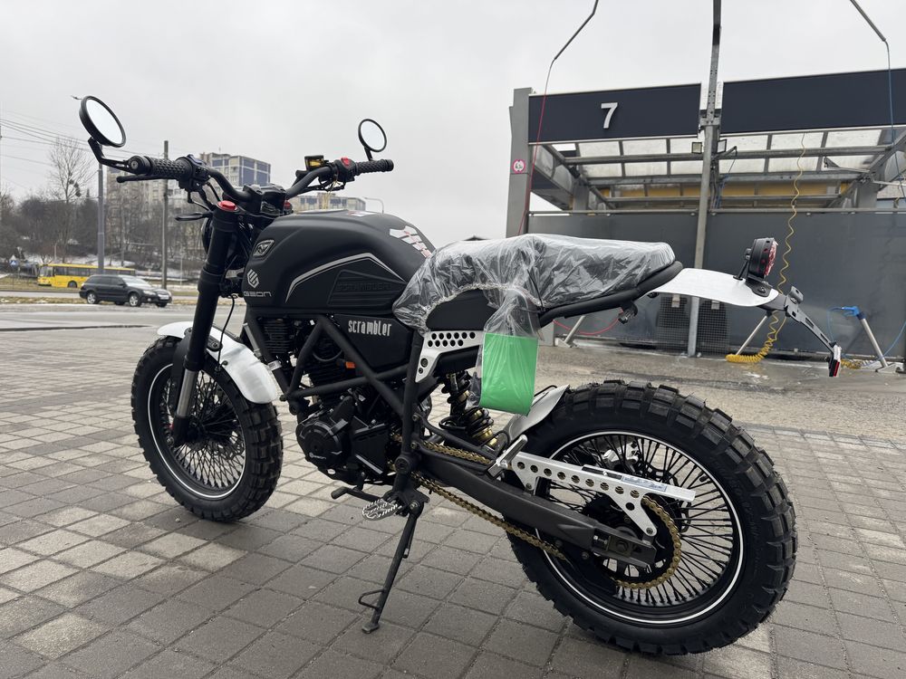NEW Geon Scrambler 250 4V Matt Black 2025 Кредит/Доставка