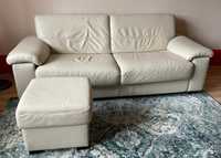 Kanapa sofa skórzana / pufa GALA w komplecie lub osobno