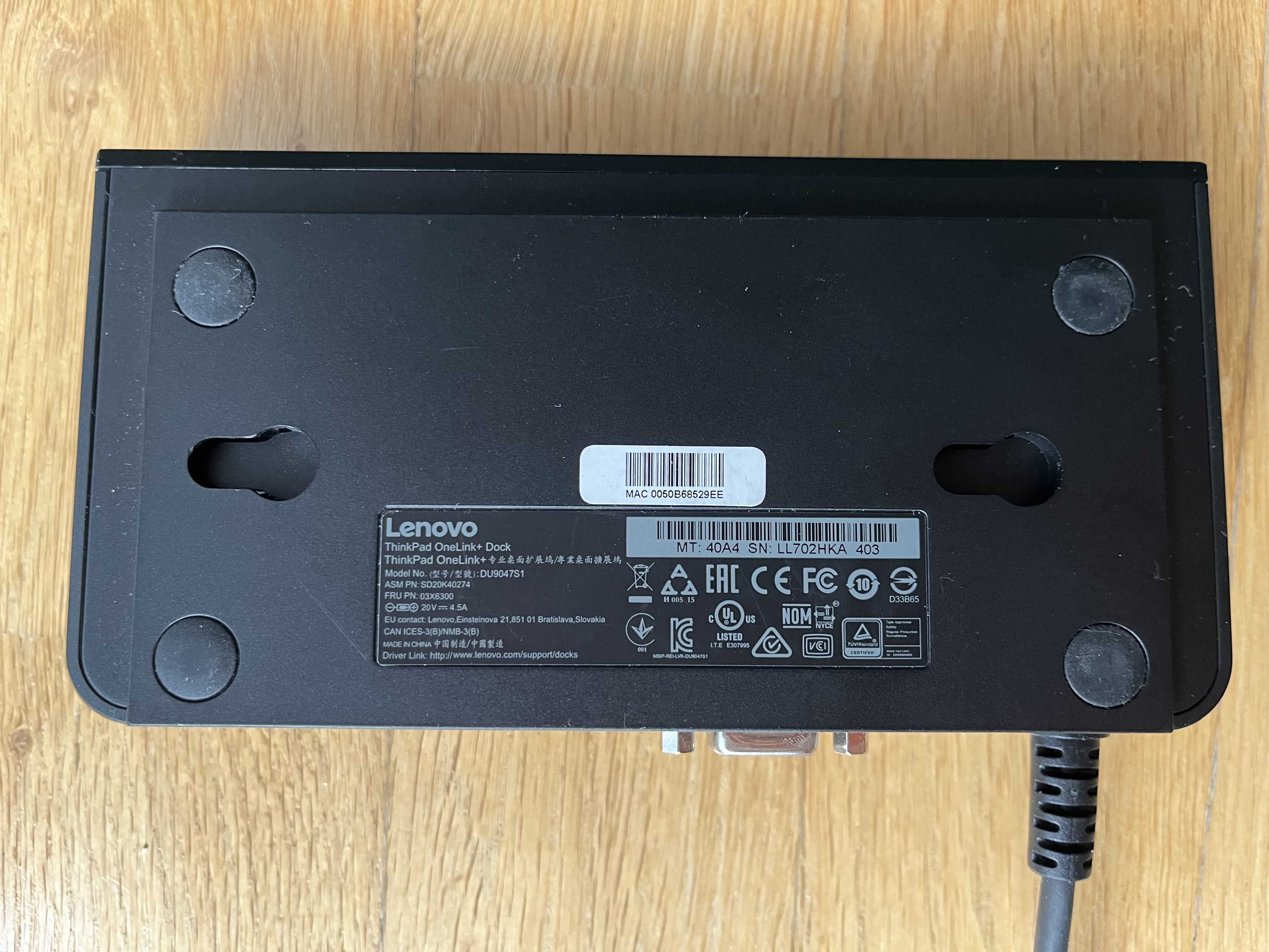 Stacja dokująca Lenovo THINKPAD ONELINK DU9047S1 40A4