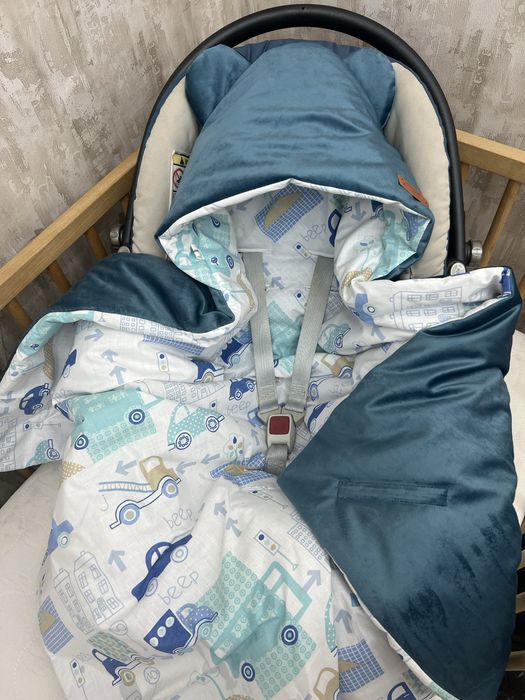 Otulacz do fotelika zimowy dla bliźniaków