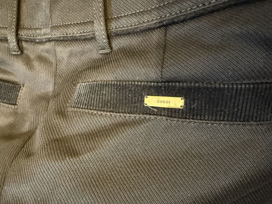 oryginalne spodnie damskie wyprodukowane we Włoszech Gucci