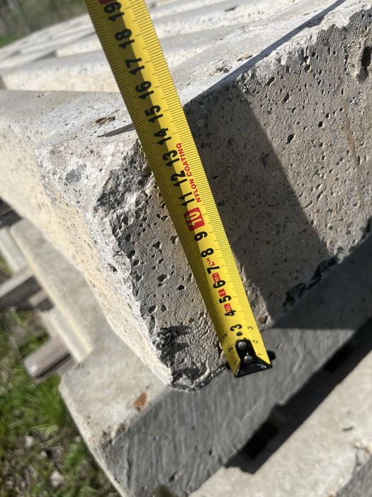 Плити бетонні розмір на фото