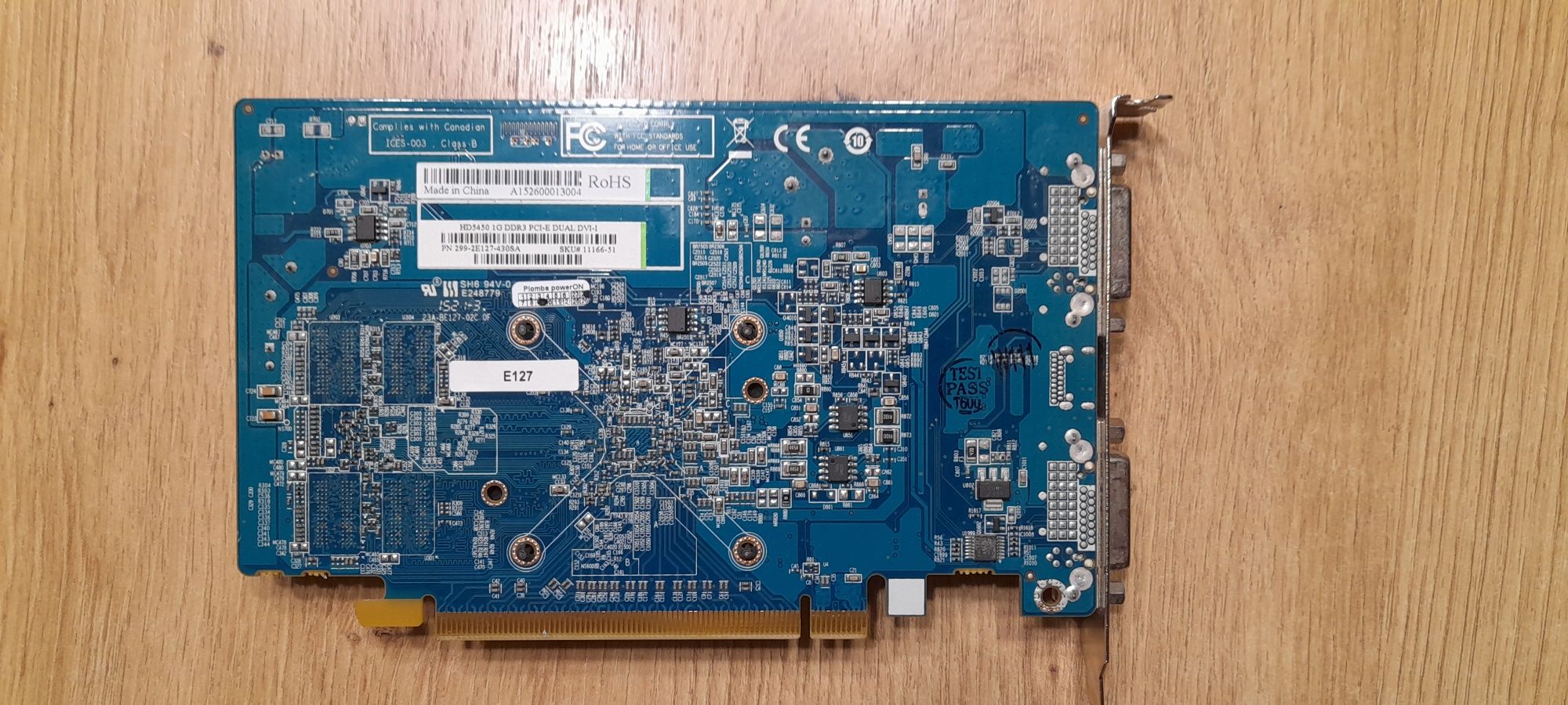 Karta graficzna AMD Radeon HD 5450 1GB DDR3 2xDVI