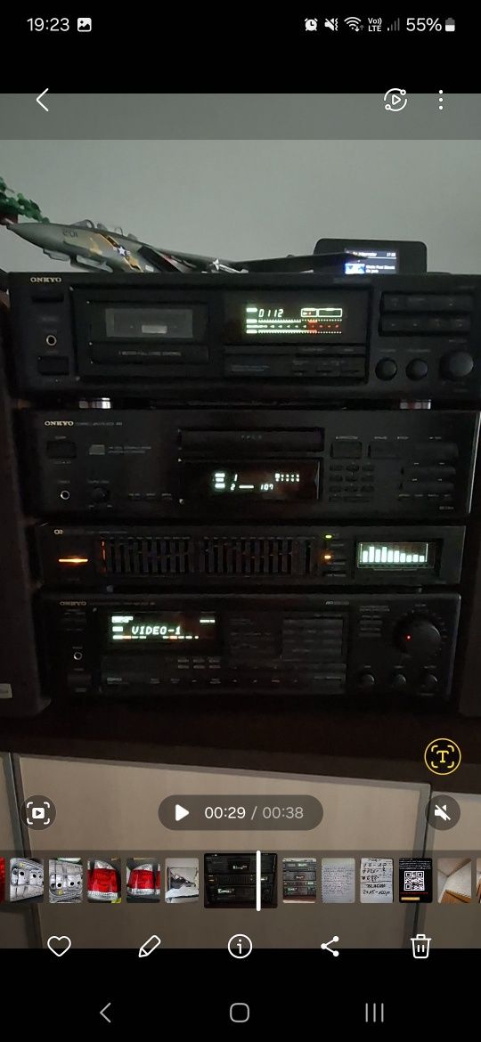 Wieza onkyo 3 elementy