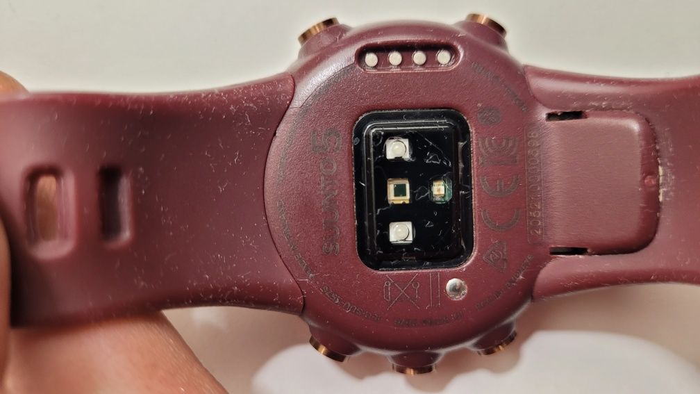 Damski zegarek sportowy suunto 5 burgundowy