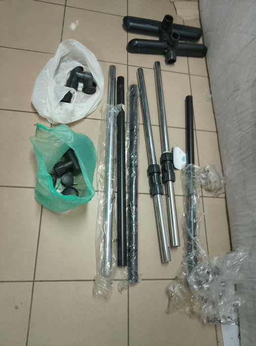 Stojak wieszak na ubrania 91x40 wysokość 100-172 cm