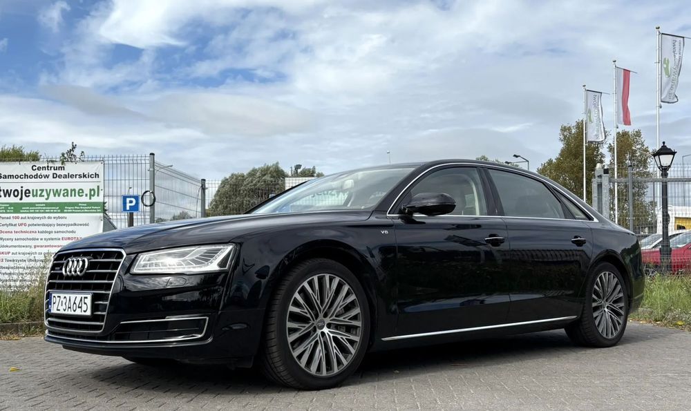 Audi A8 SalonPL/ FabrLakier/ MATRIX/ V8/ Head Up/ Matrix/ Bang&Olufsen/ Masaż