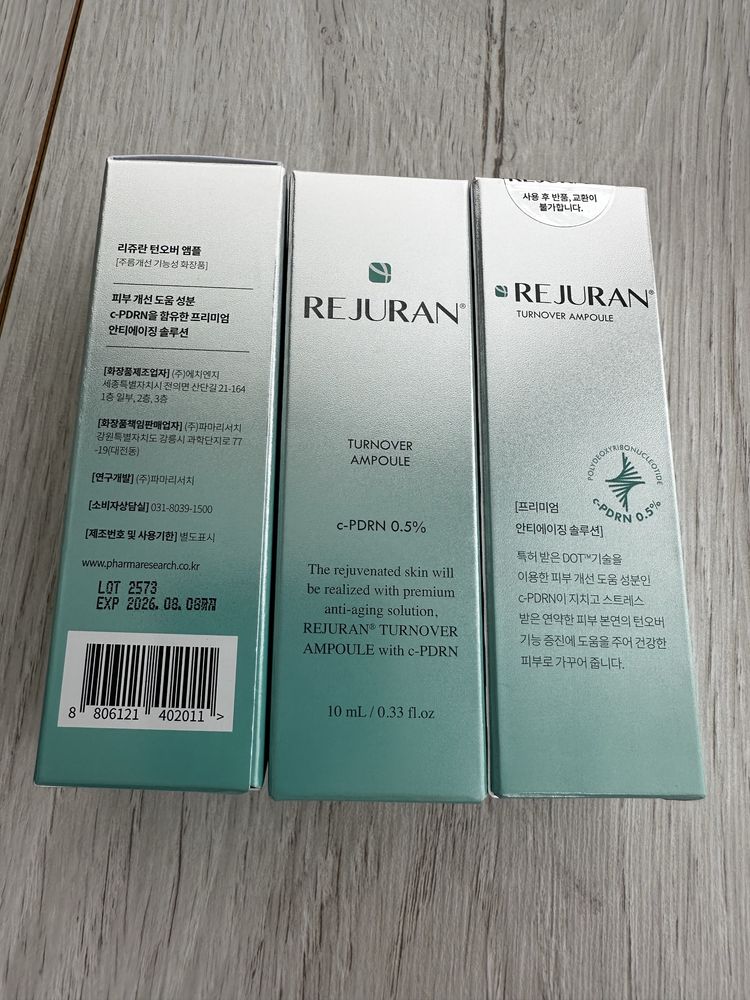 Антивікова сироватка для обличчя та шиї Rejuran Turnover Ampoule 10ml
