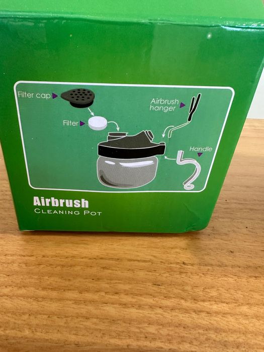 Depósito de limpeza para aerógrafo