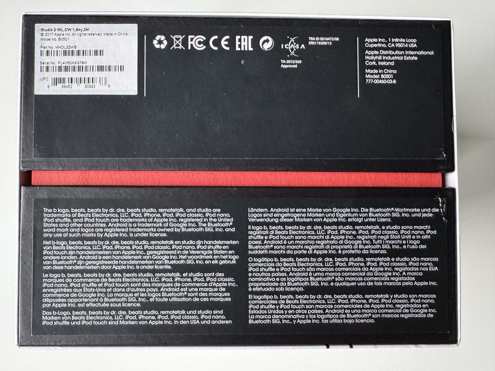 Słuchawki Beats by Dr. Dre Studio Wireless Metallic Sky Szary