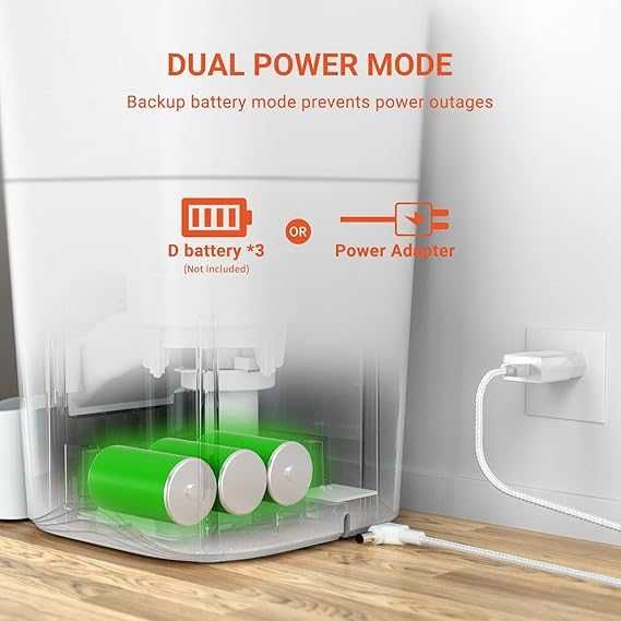 Balimo 3L 2.4G WiFi automatyczny dozownik karmy z timerem