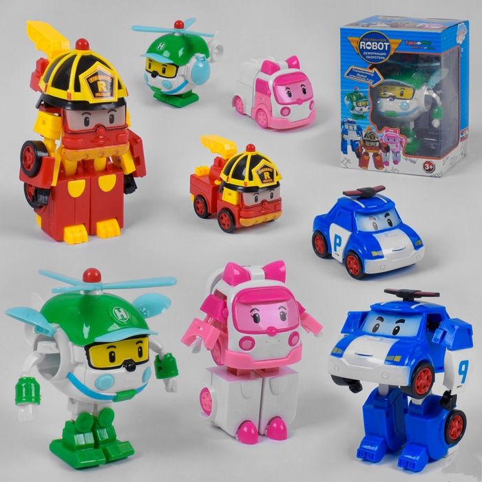 Трансформеры Робокар Поли (Robocar Poli) 4 - вида.