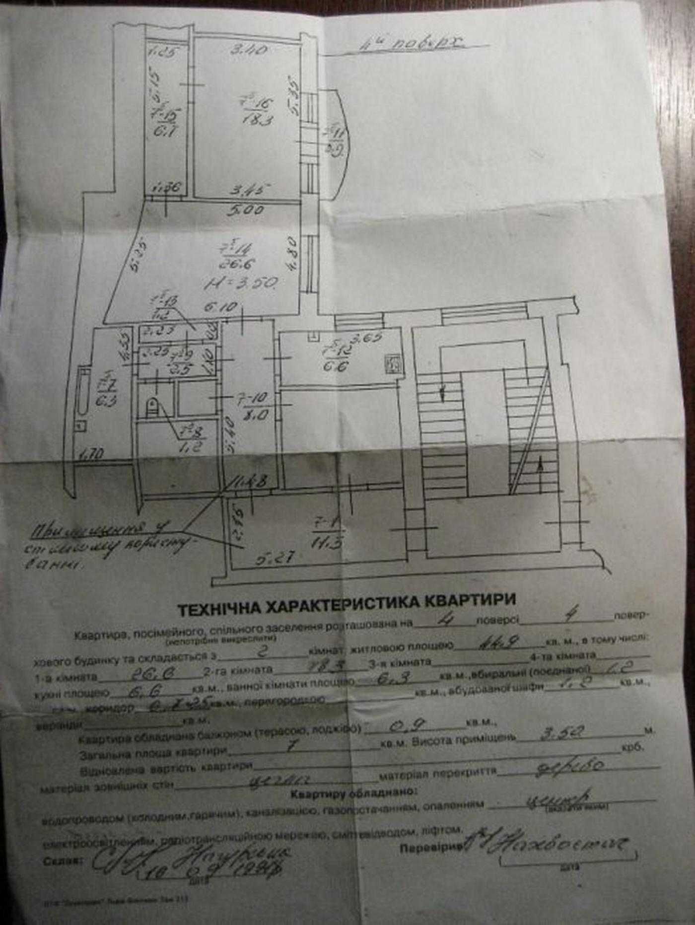 Продаж 2 кімнатної квартири, центр, Григоренка