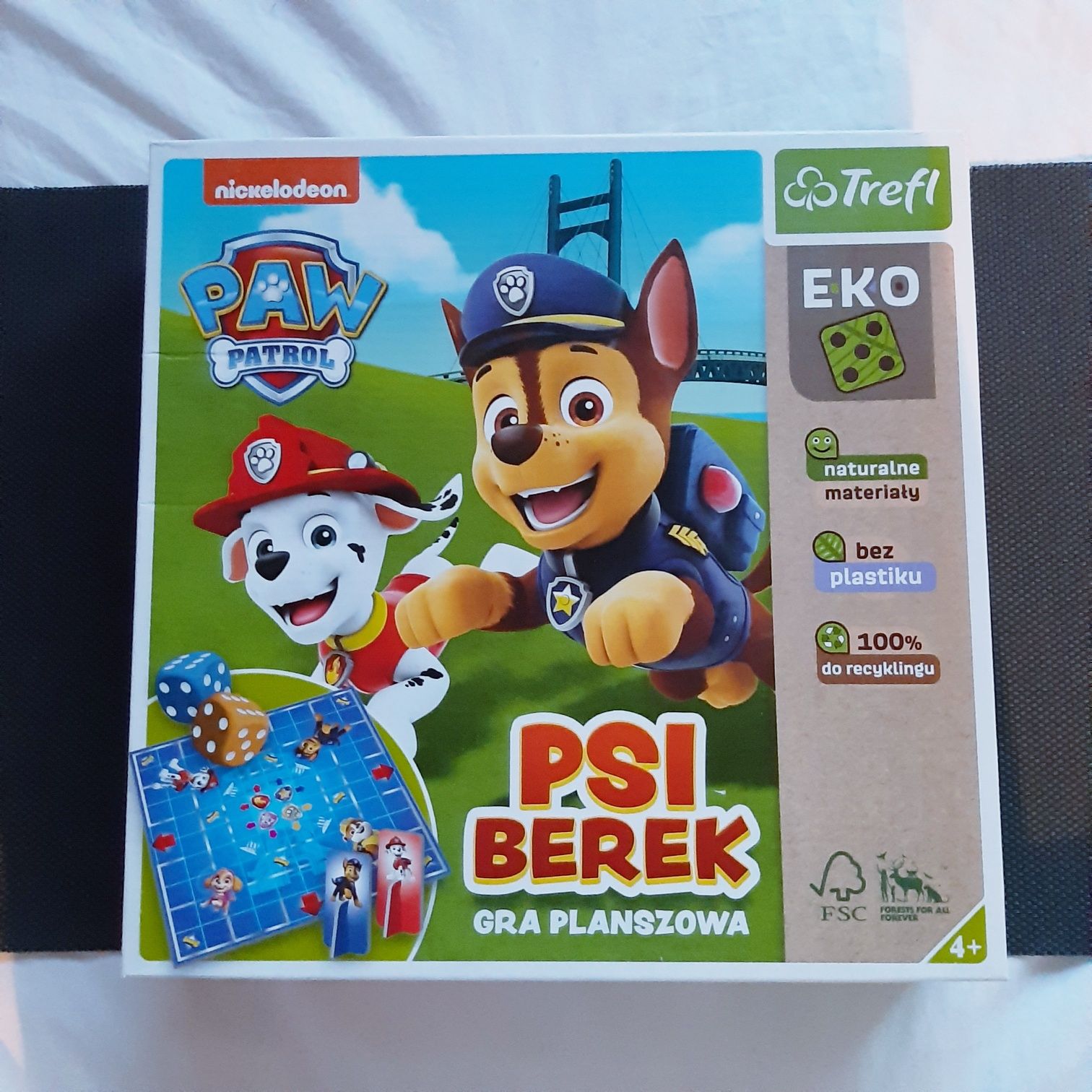 Gra Psi Patrol Psi Berek dla dzieci Trefl planszowa