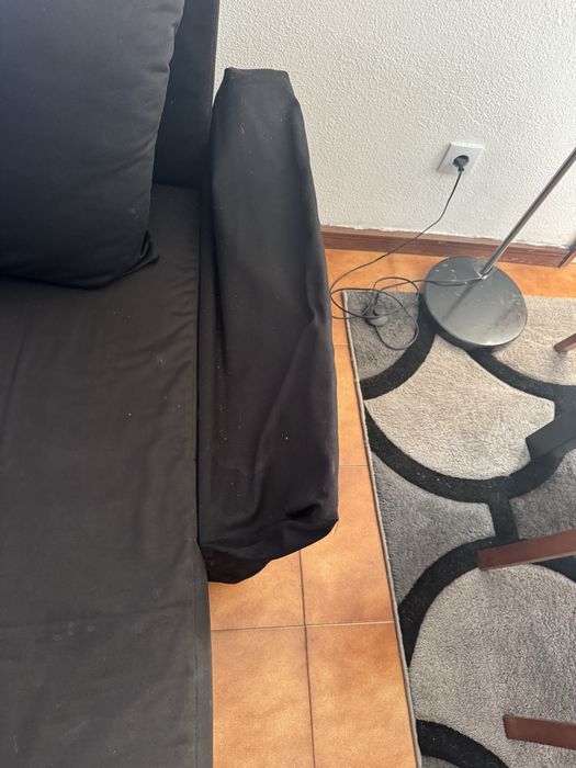 sofá cama com chaise loungue