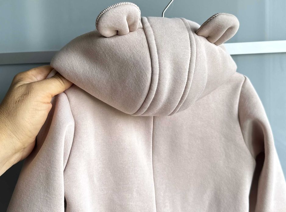 Дитячий теплий  комбінезон чоловічок на флісі на 80 см