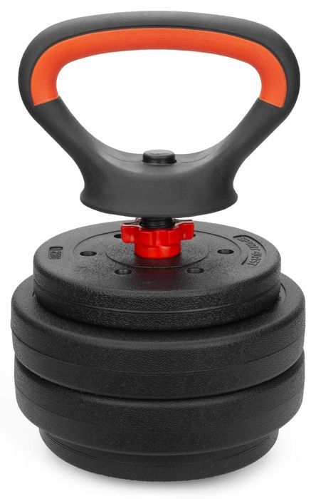 Kettlebell regulowany 7,5kg hantla kettle odważnik kettla zestaw KR