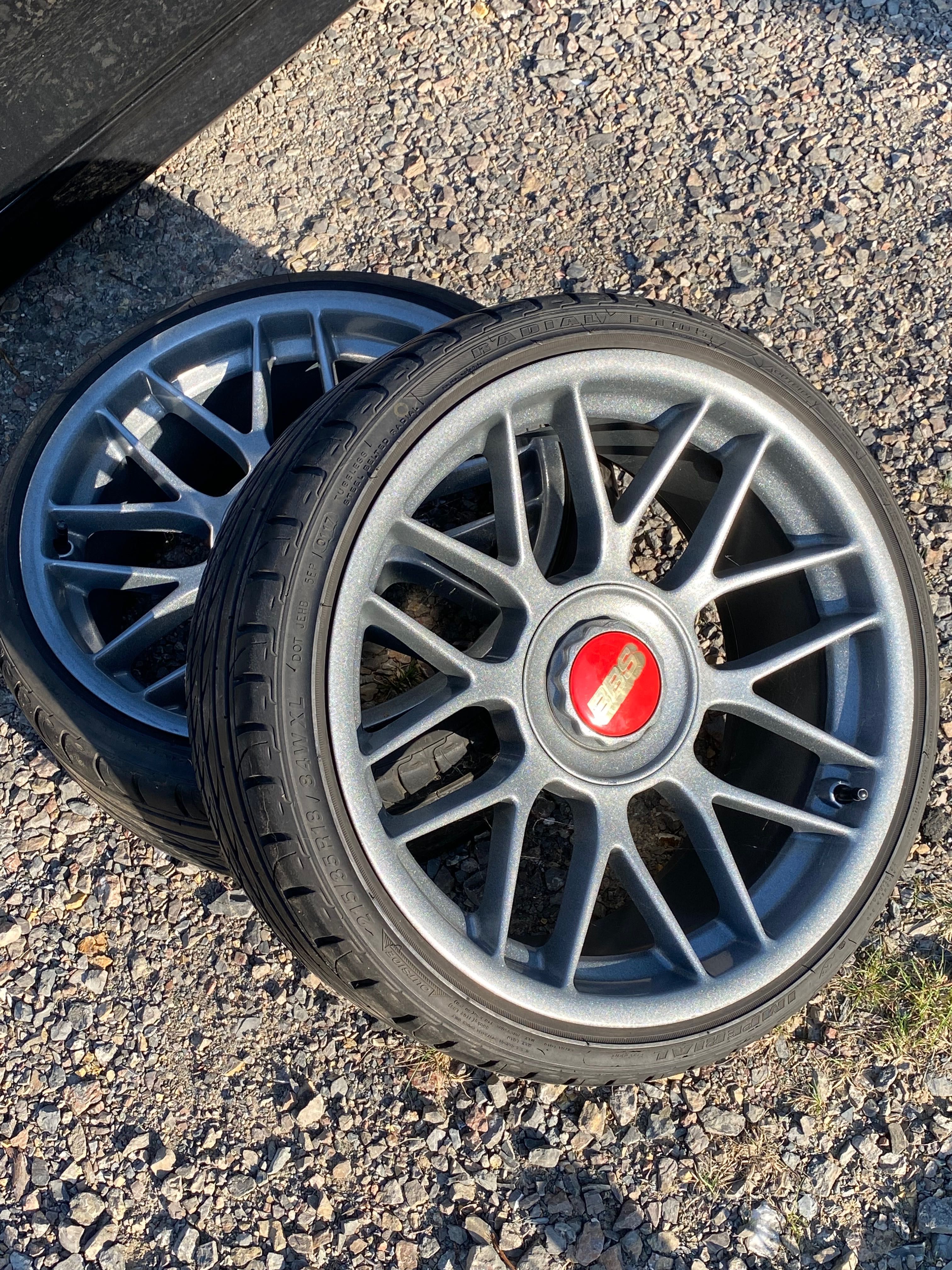 BBS RC300 felgi z oponami.