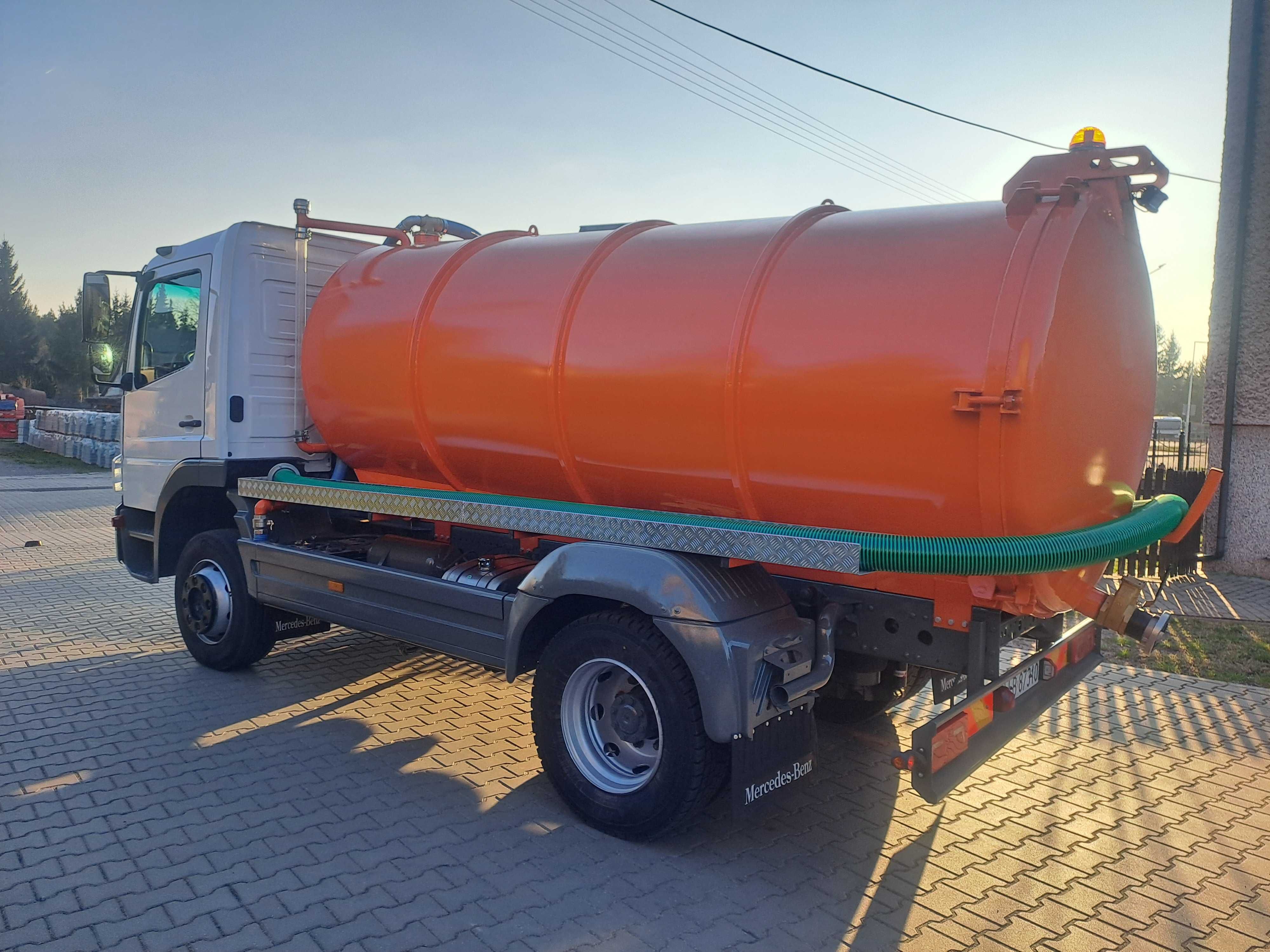 MERCEDES ATEGO 1218 Beczka Asenizacyjna Specjalny Przewiertów Nowa