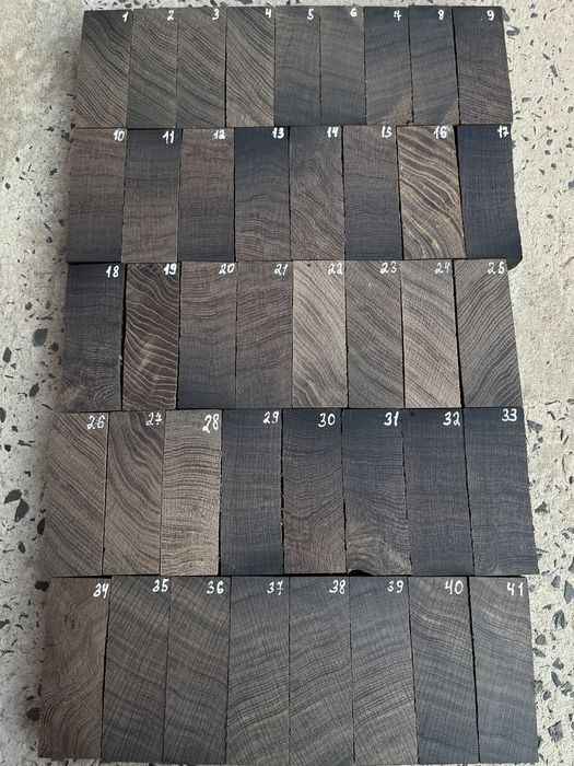 Морений дуб , торцевий.