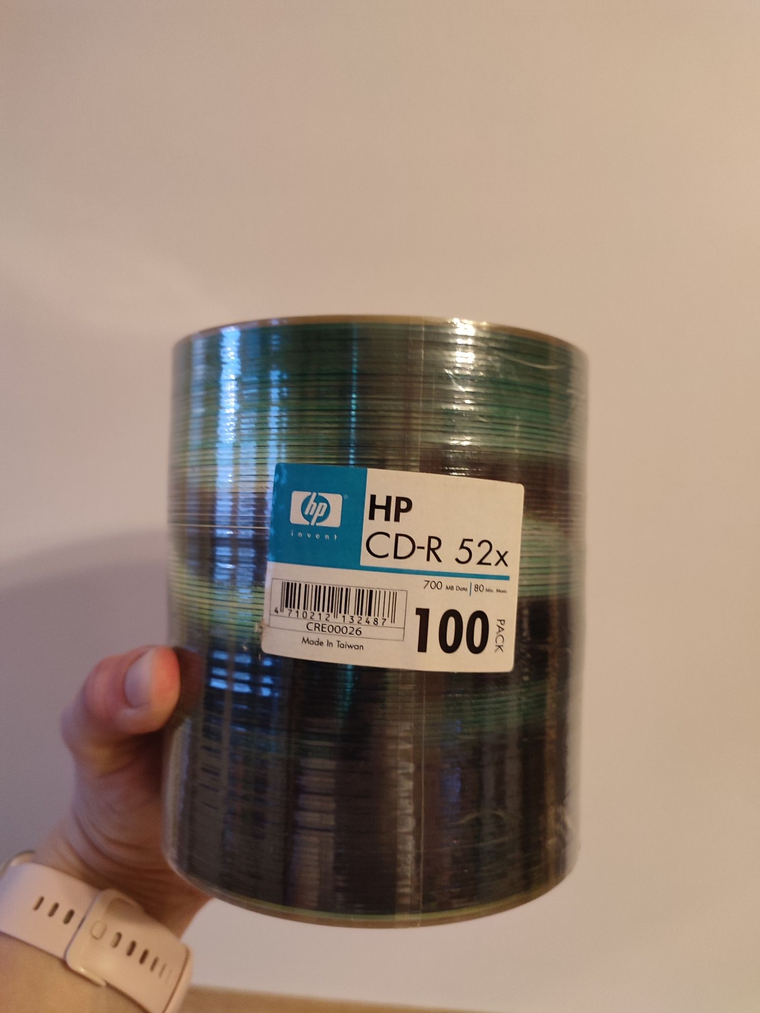 Cd-r 700mb. HP фирма. 100 шт уп