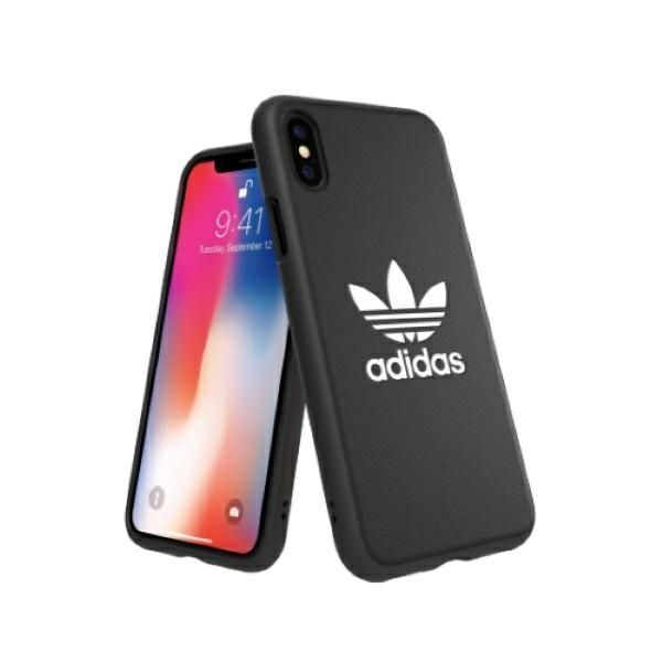 Etui Adidas OR Moulded Case Basic dla iPhone X/Xs - Czarno-Biały