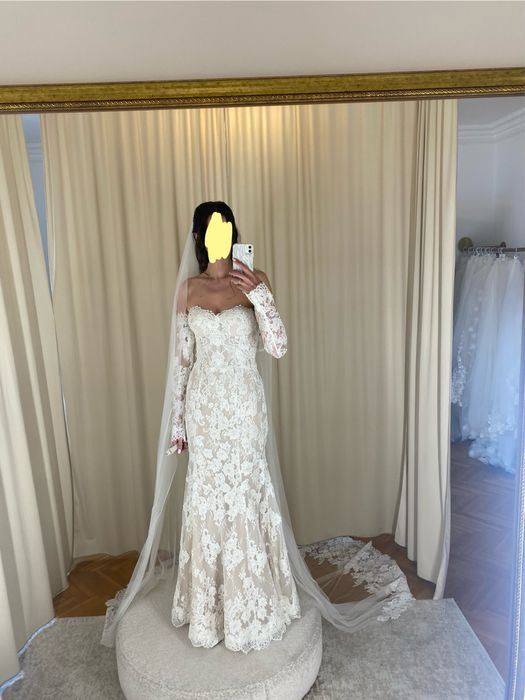 Suknia ślubna rybka