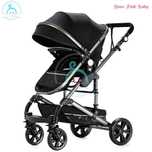 Carrinho de bebé 3 em 1 PinkBaby - Fabulous - Preto