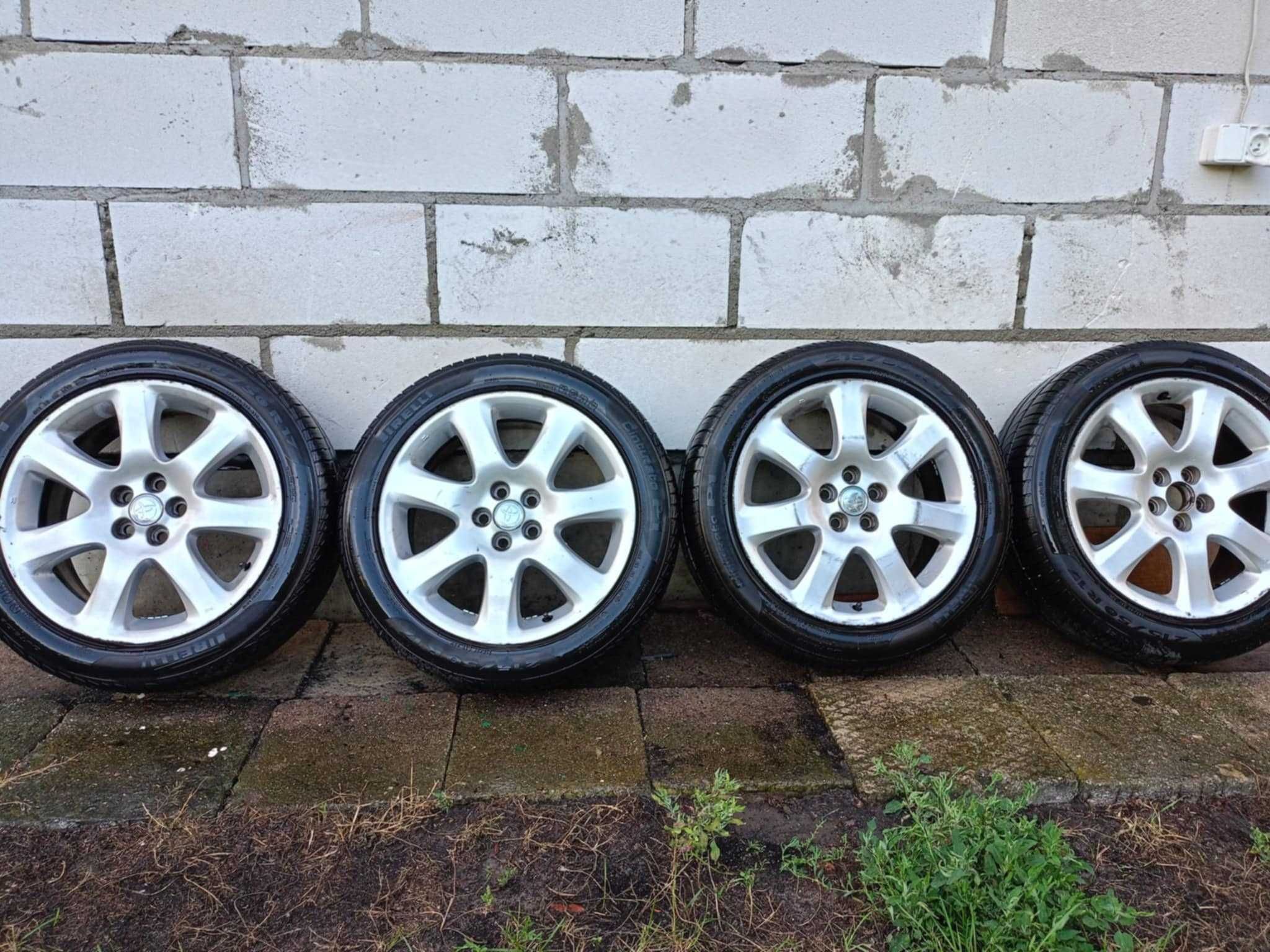Koła alufelgi org. OEM Toyota Avensis 17 cali 5x100 Opony Pirelli