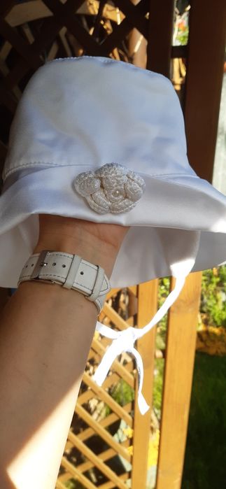 Sukienka +płaszczyk do chrztu dla dziewczynki r.74