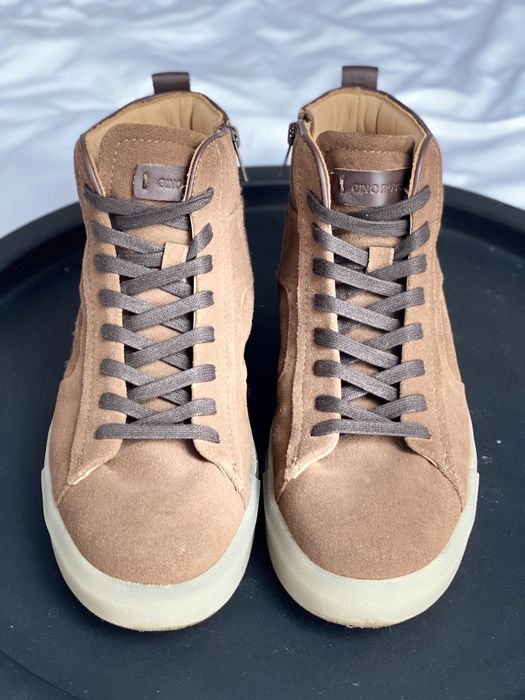 Итальянская обувь мужская / ботинки замш