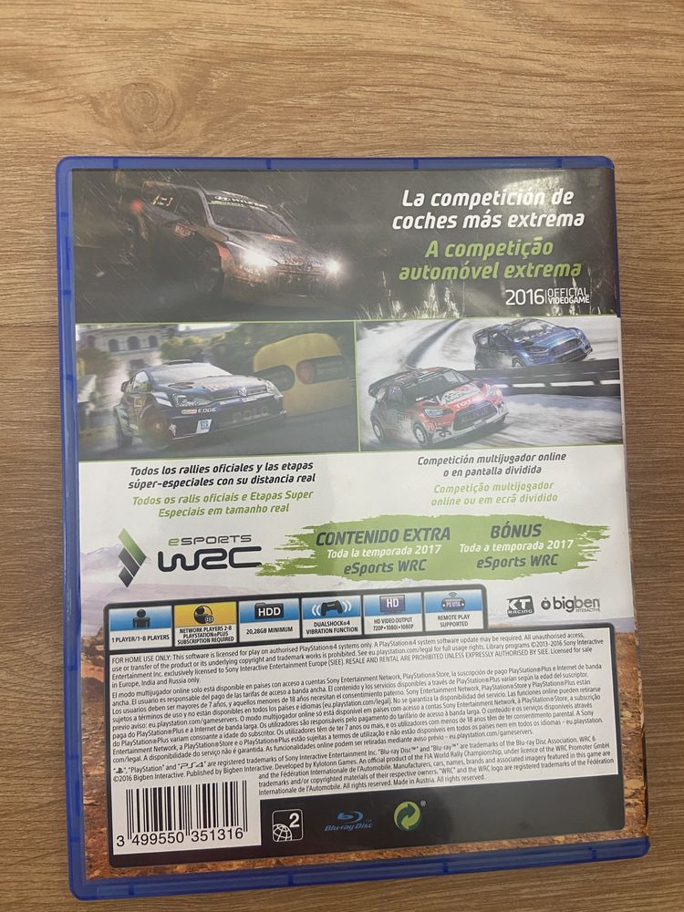 video jogo wrc 6