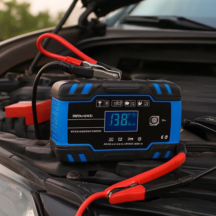 Prostownik Automatyczny Funkcja Naprawy Do Akumulatorów 8a 12v 24v Lcd