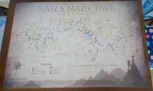 Moja Mapa Tatr - wydruk na piance 90x60cm