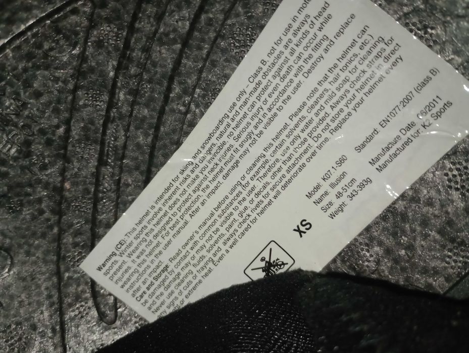 Kask narciarski dziecięcy illusion K2. XS