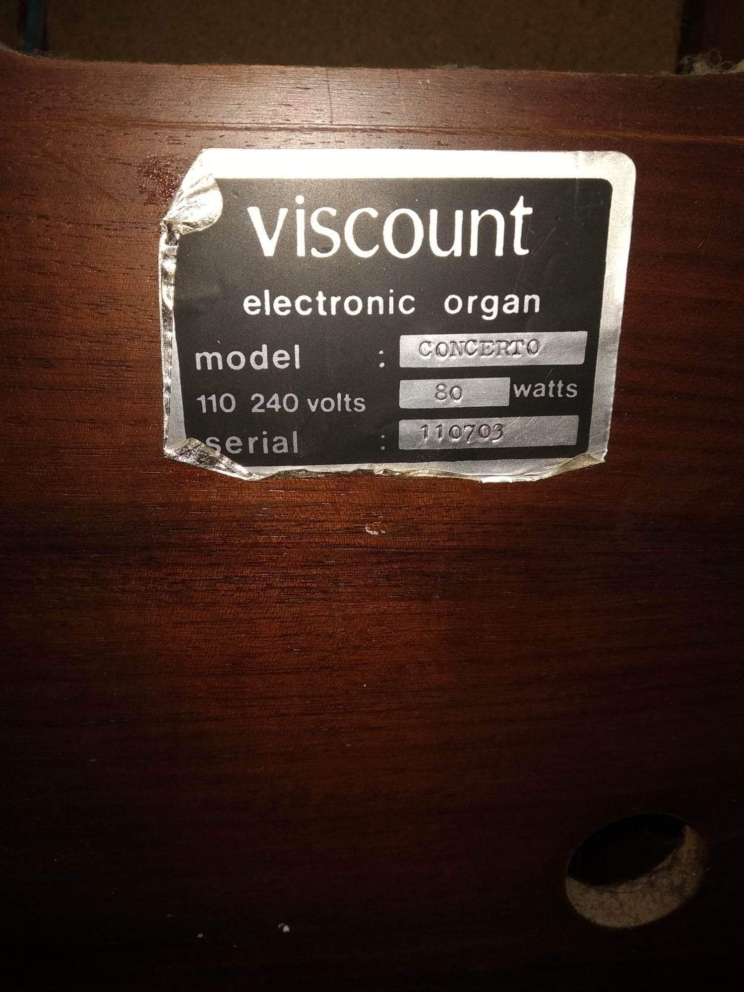 Sprzedam Organy Viscount