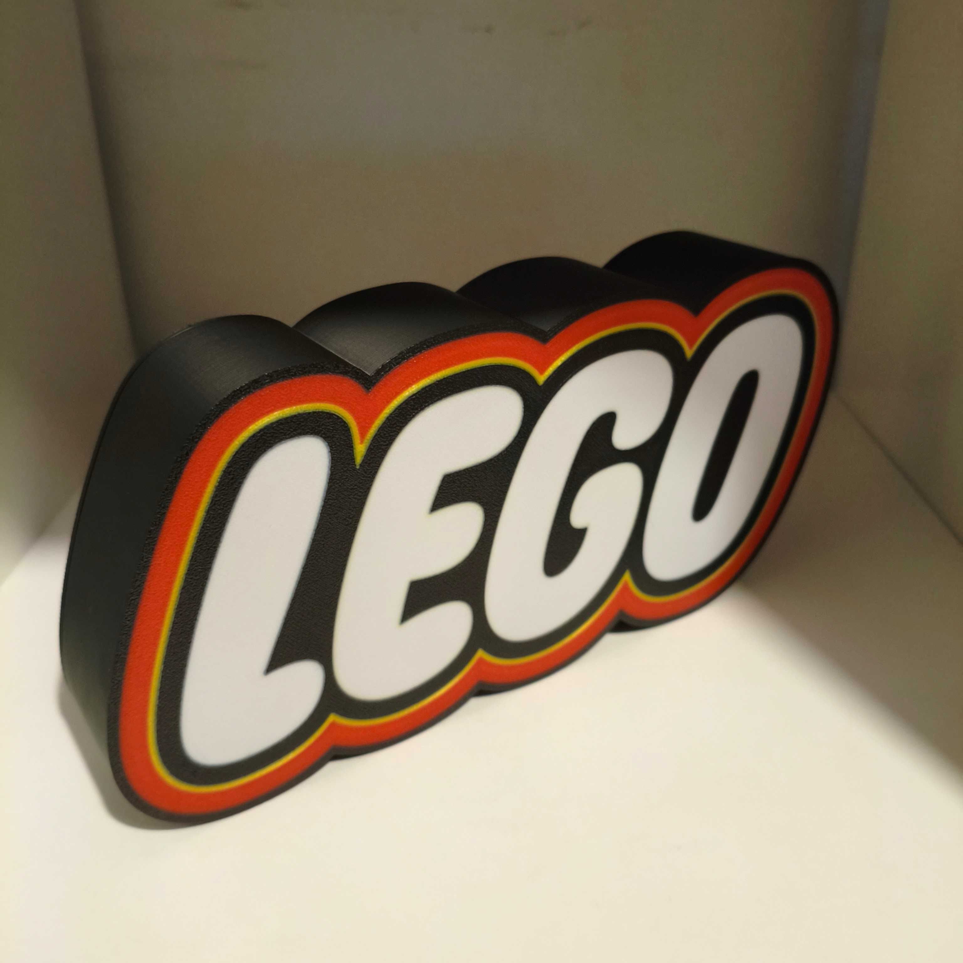 Luminária LED Lego com baterias internas e botão ON/OFF