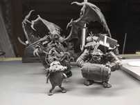 Żywiczny Druk 3D na zamówienie SLA FDM Figurki Miniaturki DnD Bits
