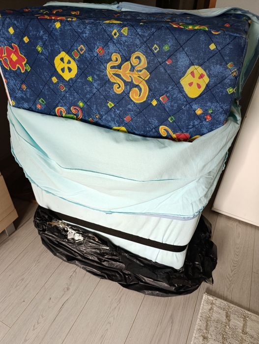 Materac rozkładany kostka