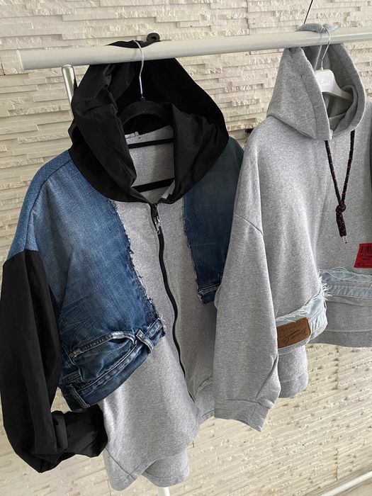 Acqua Limone set dres łączone materiały dżins + kurtka Uni Jedyny