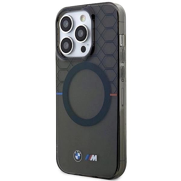 Etui BMW Pattern MagSafe na iPhone 14 Pro Max - szare