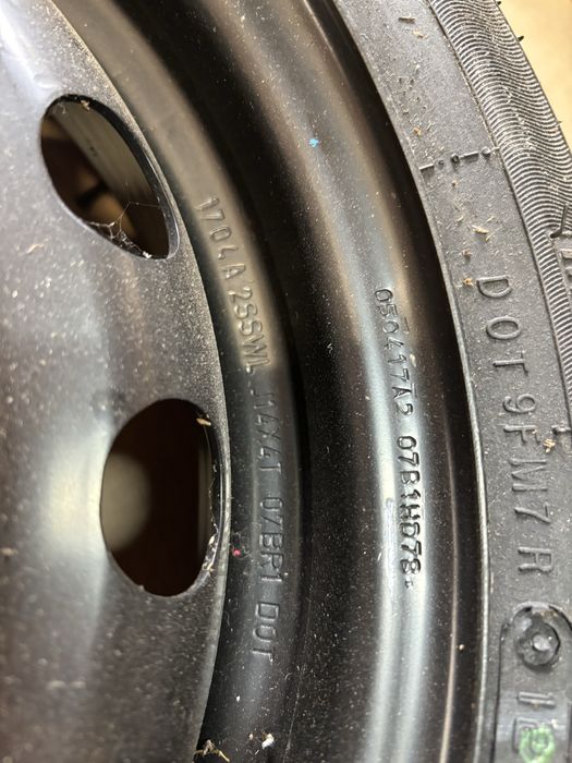 KOŁO DOJAZDOWE NISSAN MICRA NOTE K13 115/70R14 K12 K14 zapasowe dojazd